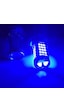 Eco H11 Sis Farı Led Ampul 63 Ledli Mercekli Deli Mavi