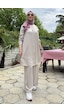 Rabia Şamlı Ezgi Pantolonlu Takım Taş Normal