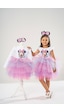 Yağmur Kostütüm Minnie Mouse Uzun Kollu Doğum Günü Elbisesi Ve Parti Kostümü Beyaz