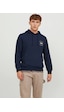 Jack & Jones Jack&jones Kapüşonlu Lacivert Erkek Sweatshirt 12251998 001