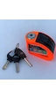 Armor 606Mva 6 Mm Alarmlı Disk Kilidi Turuncu