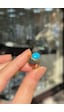 Gümüş 10x8 Mm Firuze Taşlı Altın Kaplama Yüzük Diğer