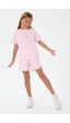 U.s. Polo Assn. Kız Çocuk Pembe Şort Takım Us2528-c-v2 Pembe