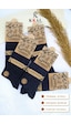 Kral Socks Erkek Kışlık Termal Etkili 5'li Paket Lambswool Kuzu Yün Çorap Siyah