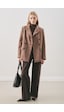Manuka Kruvaze Ekose Blazer Ceket Bordo Aw25ckt00017-26 Bordo