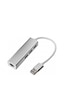 Triline Aluminyum USB To Rj45 Ethernet + USB 3 Port Hub Çoklayıcı