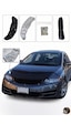 Honda Civic 13 Fb7 / Fk2 2012 2016 Ön Kaput Koruma Maskesi Siyah Deri Taş Çarpma Ve Güneş Koruma