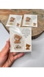 Mr. Home Bebek Doğum Hediyelikler Magnet 25 Adet Bej