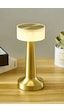 Dekoratif Şarjlı Dokunmatik Led Masa Lambası Usb Kablolu Abajur Ve Gece Lambası Hl-016 Gold