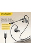Essager Pro Seri Gaming Hifi Kulaklık Mikrofonlu, Yüksek Ses Kalitesi, Kristal Ses Sistemli Kulaklık Oyun Kulaklığı Mikrofonlu Essager Pro Seri Gaming Hifi Kulaklık Mikrofonlu, Yüksek Ses Kalitesi, Kristal Ses Sistemli Kulaklık Oyun Kulaklığı Mikrofonlu