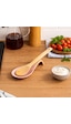 Porsima Pbt-718-2 Bambu Saplı Silikon Kirli Kepçe Kaşıklık Altlığı Kepçe Ve Kaşık Nihalesi Pembe