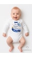 Babyden's Sünnet Kıyafeti Erkek Bebek Body Pamuk Ben Sünnet Oldum Maşallah Baskılı Zıbın Uzun Kol Body Beyaz