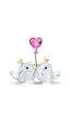 5492226 Swarovski Biblo Crystal Moments Love Birds Pink Heart