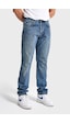 it's basic Erkek Kot Rengi Straight Fit %100 Koton Denim Kırmızı