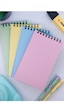 Dream Notes 9x15cm 4'lü Kareli Not Defteri Seti - Renkli Kutu Sarı - Pembe - Mavi - Yeşil