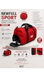 Newfull Sport Ayakkabı Bölmeli Astarlı Su Geçirmez Seyahat Ve Spor Çantası-orta Boy Kırmızı Newfull Sport Ayakkabı Bölmeli Astarlı Su Geçirmez Seyahat Ve Spor Çantası-orta Boy Kırmızı