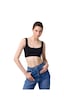 Cottonhill Premium - Kadın Siyah Seamless Kare Yaka Crop Top Büstiyer Siyah