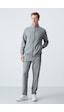 Tommy Life Gri Melanj Pamuklu Kalın Yumuşak Dokulu Comfort Fit Basic Erkek Eşofman Takım - 85260 GRİ MELANJ Tommy Life Gri Melanj Pamuklu Kalın Yumuşak Dokulu Comfort Fit Basic Erkek Eşofman Takım - 85260 GRİ MELANJ