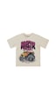 Civil Boys Mnstr Truck Baskılı 2-5 Yaş Tişört - Ekru