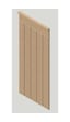 Dekoratif Boyanabilir Duvar Çıtası Duvar Paneli 105x54 6mm Mdf ,