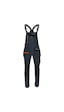 Sara Workwear Monter Askılı Tulum Grafit/turuncu