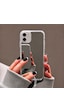 Ennar İphone 11 Uyumlu Aynalı Kılıf Mirror Glass Kamera Korumalı Gün Boyu Makyaj Kontrolü Şeffaf