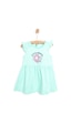 HelloBaby Basic Elbise Kız Bebek 24yhlbkelb027 Mint 24YHLBKELB027_Mint