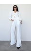 Madmext Ekru Önü Bağlamalı Bluz Pantolon Takımı Mg2343 Ekru Madmext Ekru Önü Bağlamalı Bluz Pantolon Takımı Mg2343 Ekru