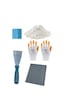 Duvar Tamir Seti 1 Kg Sıva Alçısı,spatula,zımpara,sıva Süngeri,eldiven 5 Parça Set Duvar Tamir Seti 1 Kg Sıva Alçısı,spatula,zımpara,sıva Süngeri,eldiven 5 Parça Set