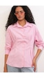 Bigdart Kadın Belden Oturtmalı Poplin Gömlek 20384 - Pembe