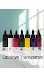 Yüksek Kalite Opak Ve Transparan Epoksi Pigment Seti 7 Renk 35 Gr