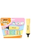 Bıc Highlighter Flat Pastel Fosforlu Kalem Seti 6'lı Çok Renkli