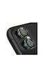 Buff Apple Uyumlu iPhone 11 / 12 / 12 Mini Kamera Metal Lens Koruyucu Koyu Yeşil
