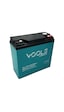 Voole 12v 24 Ah Elektrikli Bisiklet Aküsü Deep Cycle Uzun Ömürlü 181 77 170 6.60 Kg Carbon