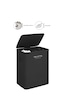 Paloma 100l Çift Yıkanabilir Bölmeli Katlanabilir Kumaş Kirli Çamaşır Sepeti Ink Black Xl