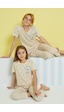 Siyah İnci Örme Pijama Takım 24107093 Çok Renkli