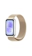 Huawei Band 11 / 11 Pro Uyumlu Manyetik Metal Örgü Hasır Örgü Kordon Starlight