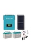Güneş Enerjisi Bağ Evi Solar Paketi 3KVA İnverter 285W Güneş Paneli 100AH Jel Akü