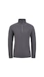 2as Cedric Erkek Yarım Fermuarlı İnce Polar Sweatshirt Antrasit Antrasit
