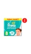 Prima Pampers Aktif Bebek Fırsat Paketi Bebek Bezi 17+ KG 8 Beden 2 x 31 Adet 2'li