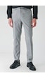 İmza Gri Yan Cepli Beli Lastikli Keten Karışımlı Casual Slim Fit Dar Kesim Pantolon 1003240103-gri Gri