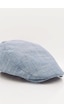 Külah Erkek Mavi Kasket Keten Yazlık Flat Cap Şapka