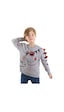 Şekerci Dinozor Erkek Çocuk Gri Sweatshirt