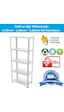 Raf Burada  5 Katlı Galvaniz Çelik Raf - Depo, Arşiv, Kiler, Dosya, Market Rafı-43x60x150 cm- 0.70 mm