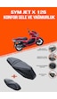 Sym Jet X 125 Uyumlu Konfor Sele Ve Yağmurluk Kılıf Sym Jet X 125 Uyumlu Konfor Sele Ve Yağmurluk Kılıf