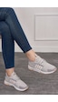 Günlük Unisex Sneaker Nefes Alabilen Triko Bağcıklı Hafif Yürüyüş Esnek Spor Ayakkabı 249 053 Buz- Pembe