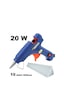 20 Watt Sıcak Silikon Tabancası + 10 Adet Mum Silikon