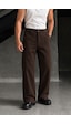 Tarz Cool Erkek Baggy Fit Old Money Cep Detaylı Pantolon Kahverengi
