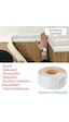 4 Adet 8 Cm-115 Cm Beyaz Motifli Yapışkanlı Çıta Motifwhite