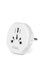 Ttec Akım Korumalı 10a/250v Amerikan/avrupa/ingiliz Tipi Priz Dönüştürücü Priz Çevirici Adaptör Priz